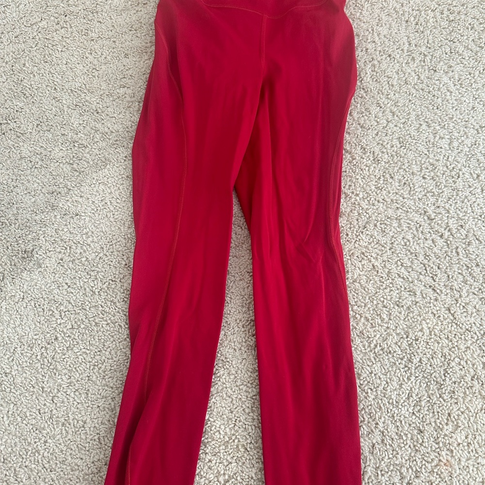 Lululemon Red Base Pace Leggings